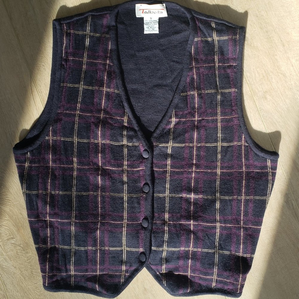 Vintage Wool Sweater Vest